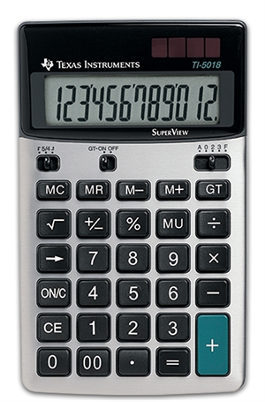 Texas Instruments TI-5018 SV desktop calculator